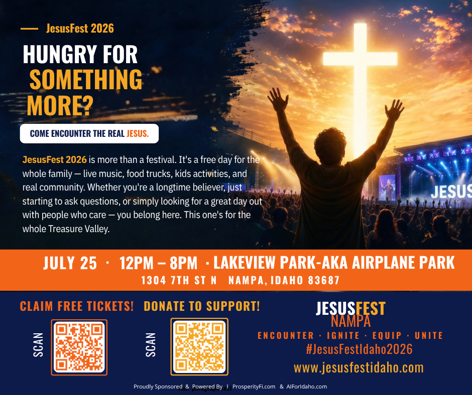 JesusFest Hungry For More Facebook flyer